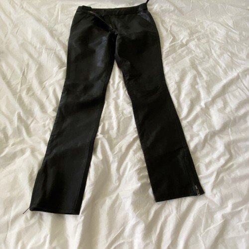 Top shop black real leather - top,
