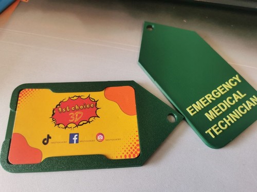Printed epaulette card - printed,