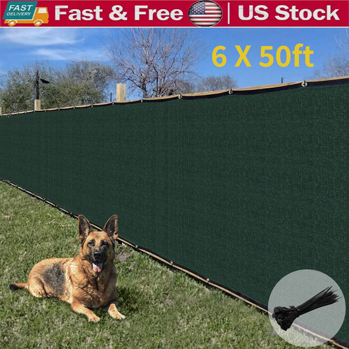 50ft privacy fence - fence, screen