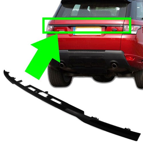 Black tailgate boot trim strip - boot,