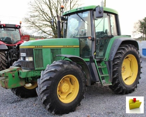 John deere tractors 6800 - john,