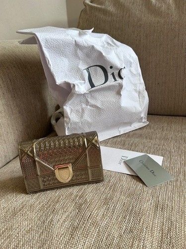 Dior mini gold - , bag