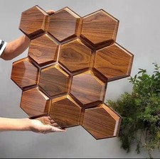 50pcs PVC Hexagon 3D Wall