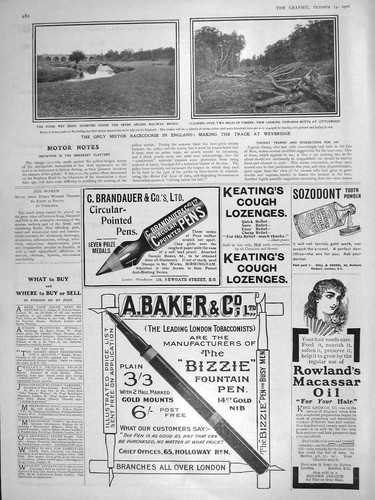 Original old antique print - old,