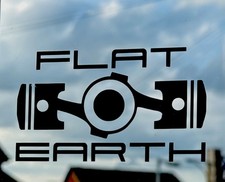 2 x  Flat Earth Porsche Themed