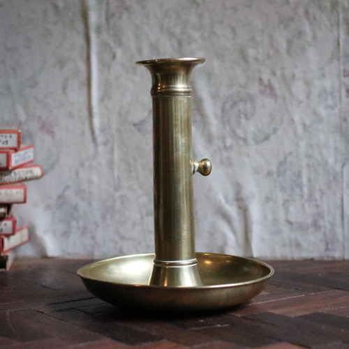 Antique brass chamber - antique, stick