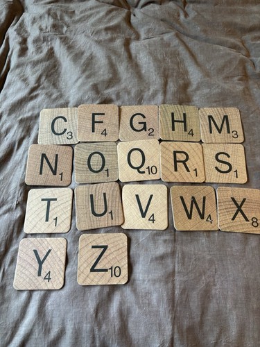 Double sided scrabble - 17,