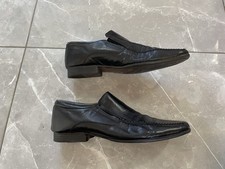 Beckett Mens Smart Black Leather  Shoes, Size 8.