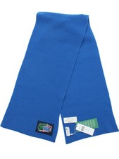 Lacoste Men's Scarf Blue Graphic 100% Wool Scarf