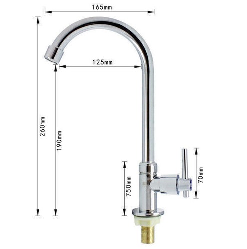 Single lever cold - single,