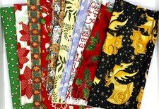 Christmas Fabric Bundle 10pcs