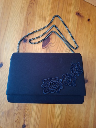 Ladies evening bag - bag, black