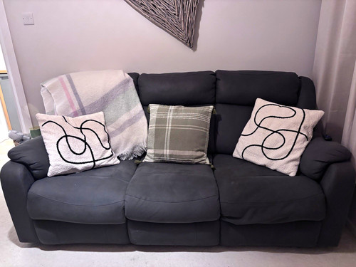 Grey seater reclining - grey,