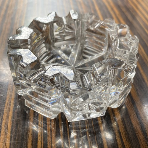 Small vintage cut crystal
