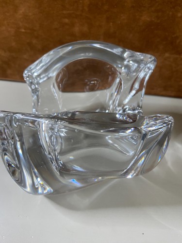 Steuben heavy crystal bowl - crystal,