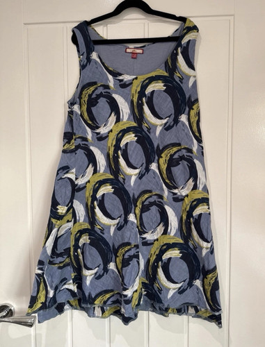 Joe browns blue abstract - blue,