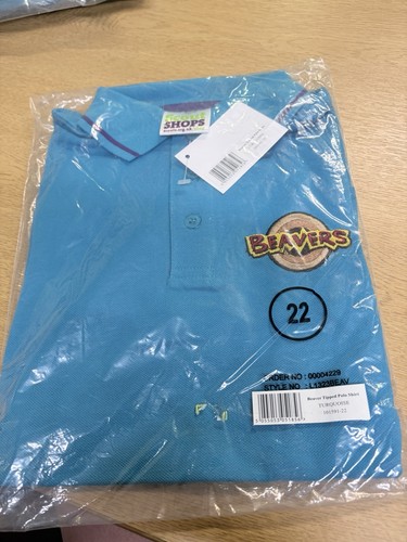 Old logo beaver uniform - beaver, polo