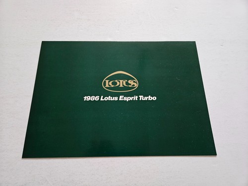 Lotus esprit turbo - esprit, sales