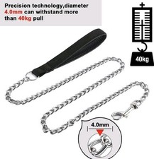 4ft Metal Chain Dog Lead Pet