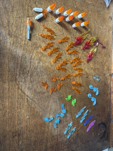 Lego translucent flame fire - translucent,