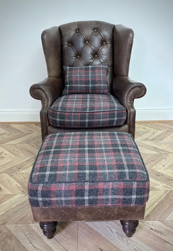 Tetrad harris tweed armchair - tetrad,