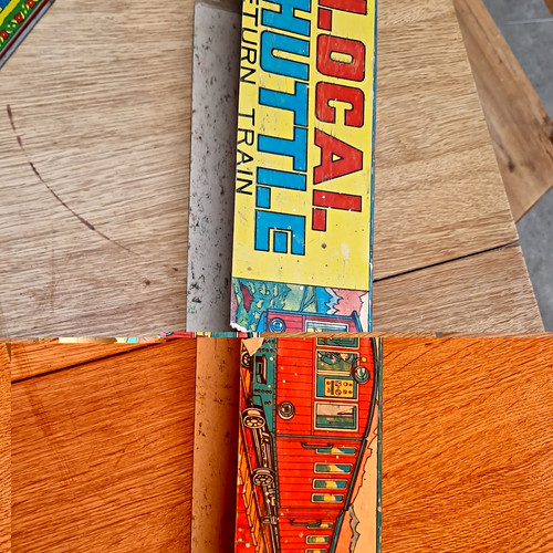 Vintage tin plate local - tin,