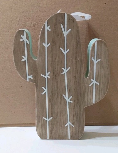 Wooden cactus home decor - cactus,