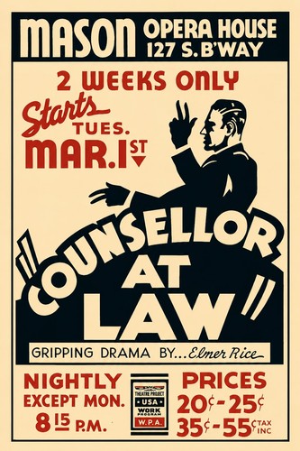 Counsellor law poster - counsellor,