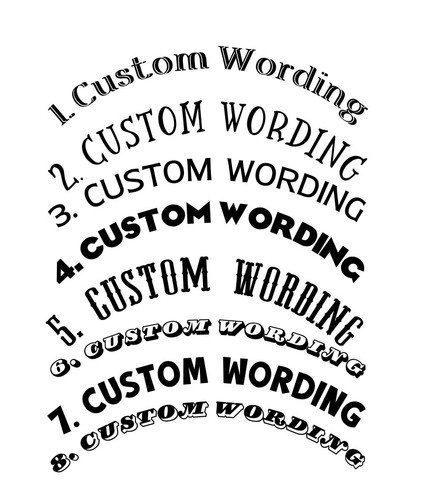 Truck car personalised - personalised, wording
