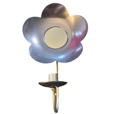 Vintage Retro Blue Flower Wall