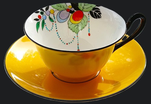 Shelley art deco milton cup - shelley,