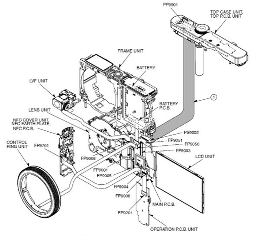 Spare parts for panasonic - parts,