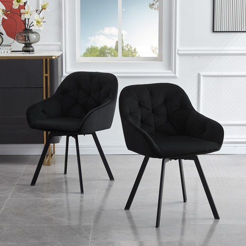 Black rotatable dining - black,