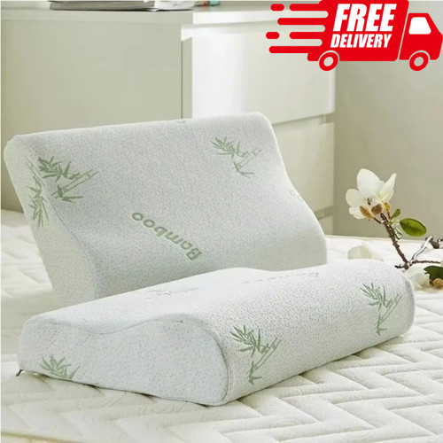 Bamboo memory foam pillow - pillow,