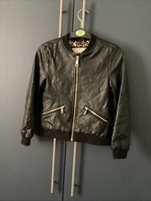 River Island Girls Leather Jacket Age 7