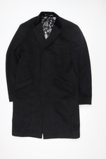 William Hunt Mens Black Wool