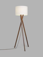 John Lewis Brooklyn Tripod Floor Lamp, Walnut RRP £200