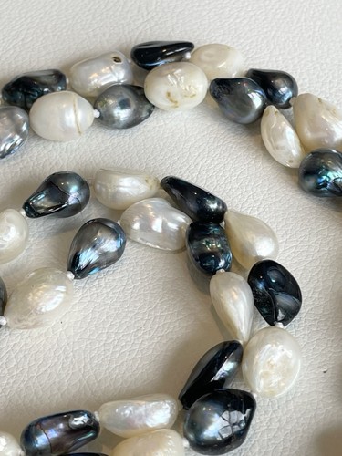 Vintage long black white - vintage,