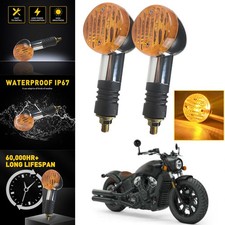 2x Turn Kit Signal Motorcycle Lamps Honda Shadow Fit VT 750 VTX 1100 1300 1800