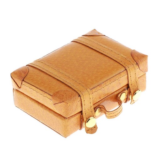 Retro miniature trunk suitcase - miniature,