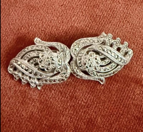 1930s art deco marcasite - deco,