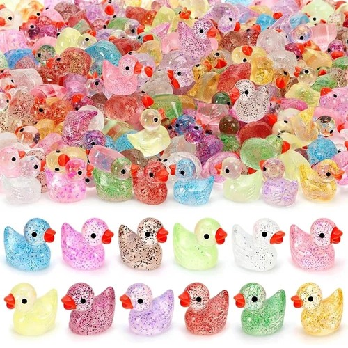 100pcs mini ducks colors - 100pcs, 10