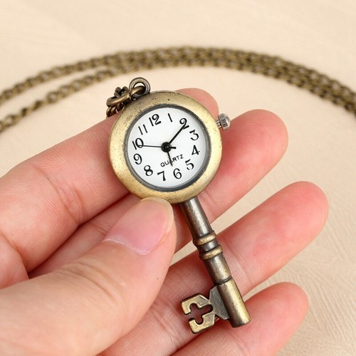 Bronze vintage quartz pocket - bronze,