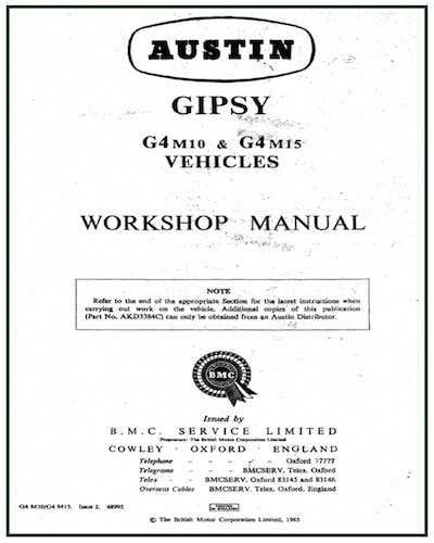 Austin gipsy factory repro - factory,