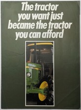 Original John Deere X-E Series Tractor Brochure, c 1983. 1640, 2040, 2040S, 2140