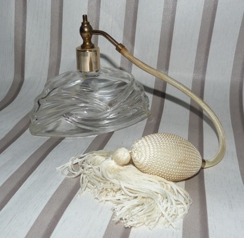 Vintage cut glass perfume - vintage,