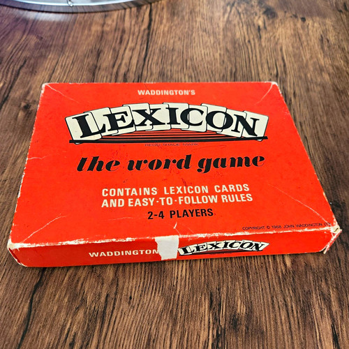 Waddington lexicon word - waddington's, card
