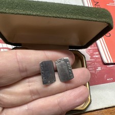 JA&S Vintage 925 Sterling Silver Cufflinks Hallmarked Boxed Gift Idea Men's Gift