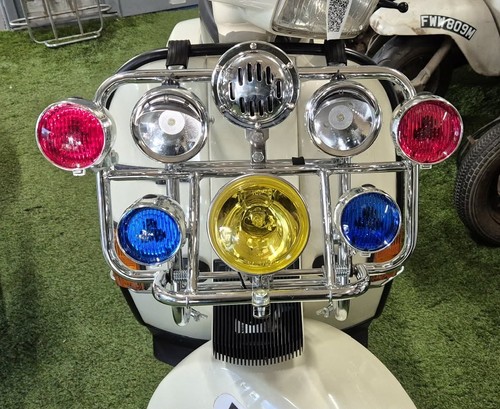 Vespa front rack chrome - vespa,