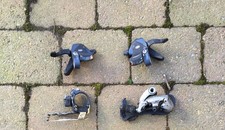 Shimano Deore XT rear derraileur, LX front, with rapid fire shifters - 3x9 speed